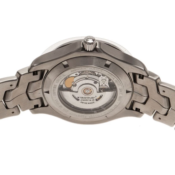 Tag Heuer Cream Stainless Steel Calibre 5 Men's Wristwatch 40MM For Men 5 Tag Heuer Cream Stainless Steel Calibre 5 Men's Wristwatch 40MM For Men - Image 5