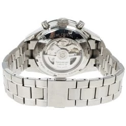 Tag Heuer Black Stainless Steel Carrera Men's Wristwatch 42MM For Men -Tag Heuer Sales Shop luxury uncategorized tag heuer used watches p15103 004