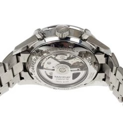 Tag Heuer Black Stainless Steel Carrera Men's Wristwatch 42MM For Men -Tag Heuer Sales Shop luxury uncategorized tag heuer used watches p15103 005