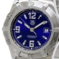 Tag Heuer Blue Stainless Steel 2000 Exclusive Women's Wristwatch 28MM For Women
