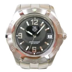 Tag Heuer 2000 Exclusive Wristwatch SS Black Mens For Uncategorized