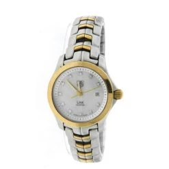 Tag Heuer Link Two-Tone Gold-Plated Stainless Steel Watch For Women