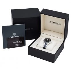 TAG Heuer Black Ceramic Stainless Steel Aquaracer WAY131C.BA0913 Women's Wristwatch 35 Mm For Women -Tag Heuer Sales Shop luxury women tag heuer new watches p314378 007