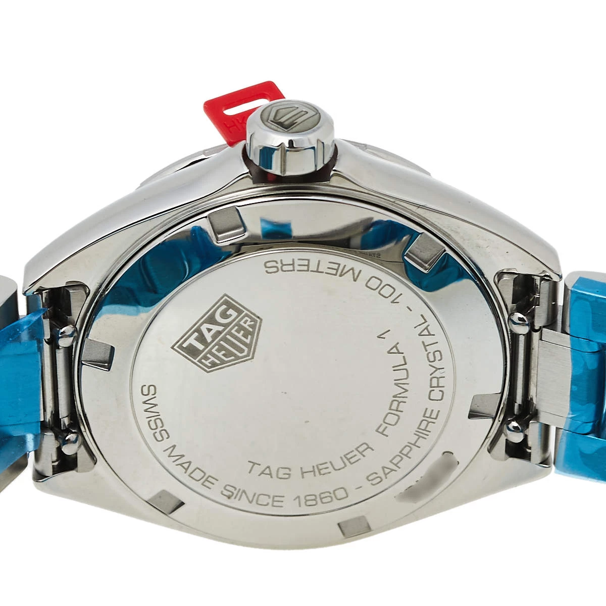 Tag Heuer Blue Stainless Steel Formula 1 WBJ1412.BA0664 Women's Wristwatch 32 Mm For Women 4 Tag Heuer Blue Stainless Steel Formula 1 WBJ1412.BA0664 Women's Wristwatch 32 Mm For Women - Image 4