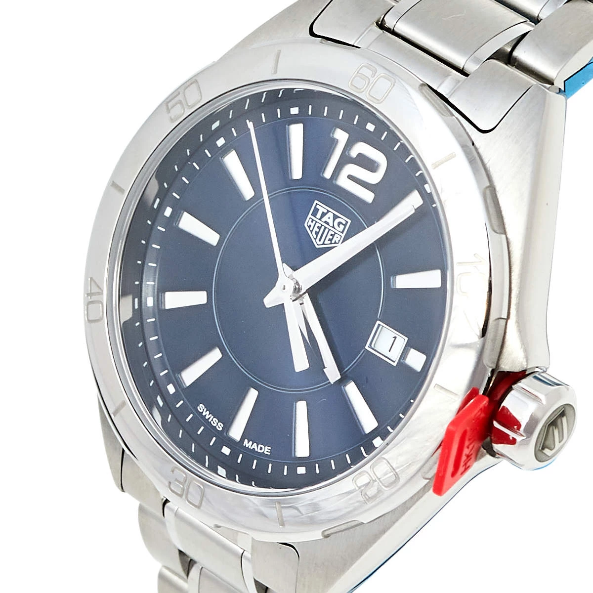 Tag Heuer Blue Stainless Steel Formula 1 WBJ1412.BA0664 Women's Wristwatch 32 Mm For Women 2 Tag Heuer Blue Stainless Steel Formula 1 WBJ1412.BA0664 Women's Wristwatch 32 Mm For Women - Image 2