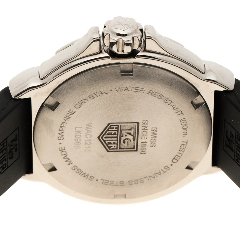 Tag Heuer White Stainless Steel And Diamonds Formula 1 WAC1215 Women's Wristwatch 35 Mm For Women 4 Tag Heuer White Stainless Steel And Diamonds Formula 1 WAC1215 Women's Wristwatch 35 Mm For Women - Image 4