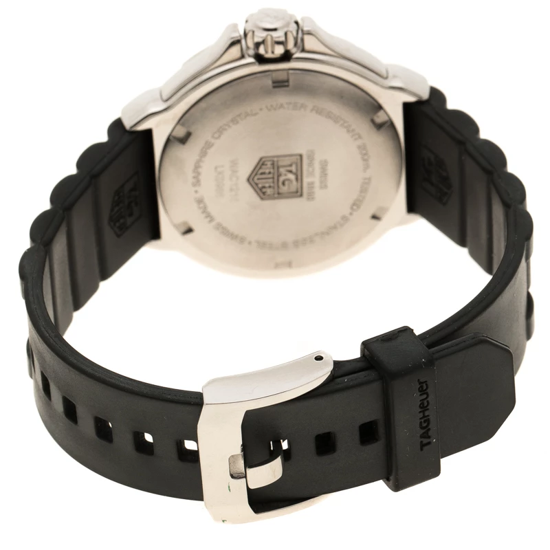 Tag Heuer White Stainless Steel And Diamonds Formula 1 WAC1215 Women's Wristwatch 35 Mm For Women 5 Tag Heuer White Stainless Steel And Diamonds Formula 1 WAC1215 Women's Wristwatch 35 Mm For Women - Image 5