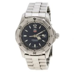 Tag Heuer Blue Stainless Steel Professional 200 WK1313-0 Women's Wristwatch 29 Mm For Women