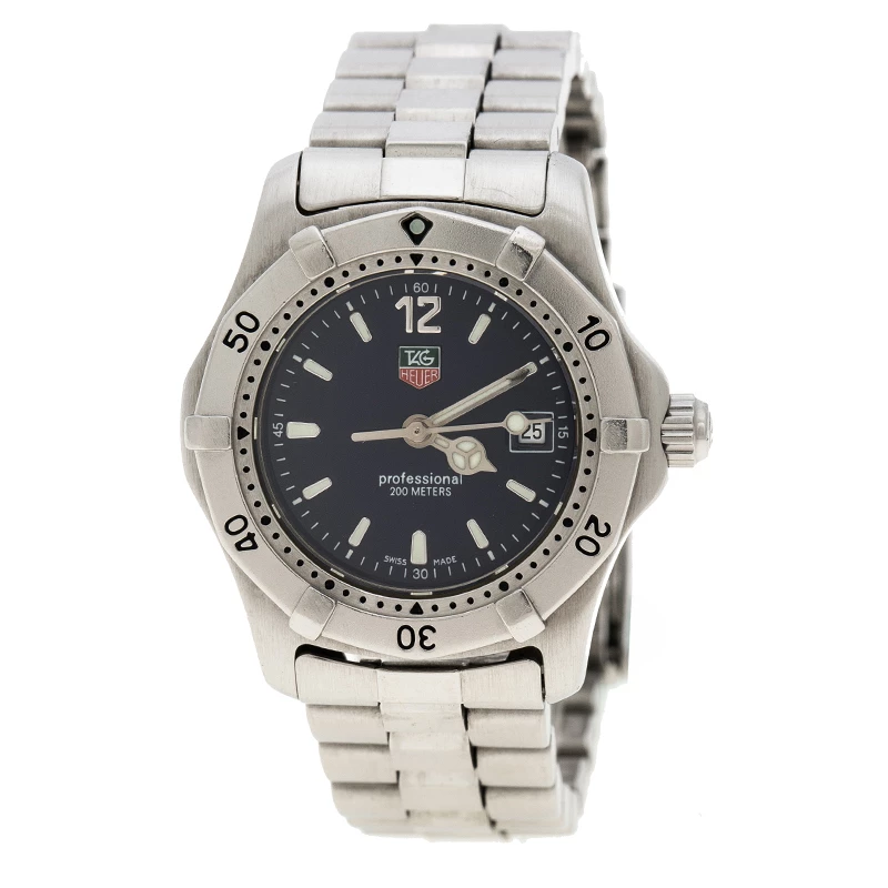 Tag Heuer Blue Stainless Steel Professional 200 WK1313-0 Women's Wristwatch 29 Mm For Women 1 Tag Heuer Blue Stainless Steel Professional 200 WK1313-0 Women's Wristwatch 29 Mm For Women