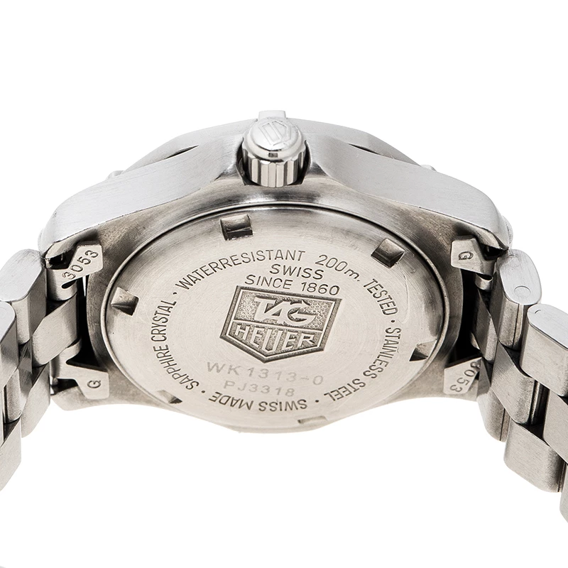 Tag Heuer Blue Stainless Steel Professional 200 WK1313-0 Women's Wristwatch 29 Mm For Women 4 Tag Heuer Blue Stainless Steel Professional 200 WK1313-0 Women's Wristwatch 29 Mm For Women - Image 4