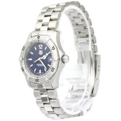 Tag Heuer Blue Stainless Steel Professional Women's Wristwatch 28MM For Women