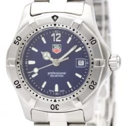 Tag Heuer Blue Stainless Steel Professional Women's Wristwatch 28MM For Women 7 Tag Heuer Blue Stainless Steel Professional Women's Wristwatch 28MM For Women -Tag Heuer Sales Shop luxury women tag heuer used watches p150911 003