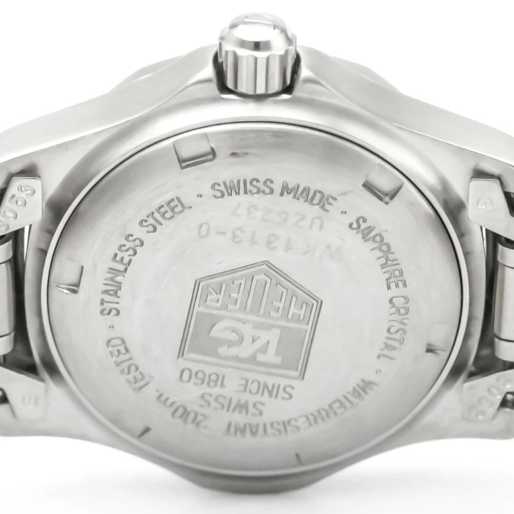 Tag Heuer Blue Stainless Steel Professional Women's Wristwatch 28MM For Women 4 Tag Heuer Blue Stainless Steel Professional Women's Wristwatch 28MM For Women - Image 4