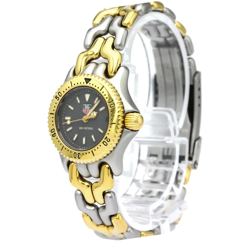 Tag Heuer Grey Gold Plated Stainless Steel S/EL Women's Wristwatch 24MM For Women 1 Tag Heuer Grey Gold Plated Stainless Steel S/EL Women's Wristwatch 24MM For Women