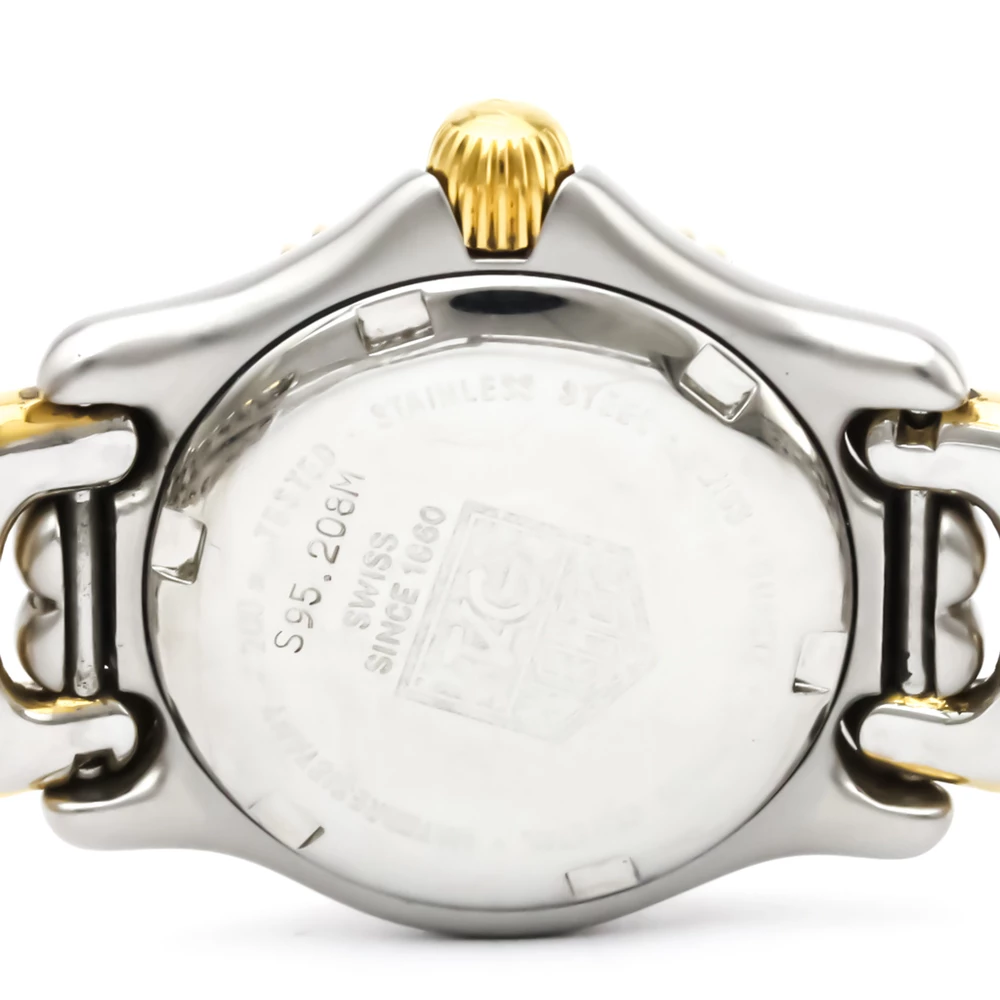 Tag Heuer Grey Gold Plated Stainless Steel S/EL Women's Wristwatch 24MM For Women 3 Tag Heuer Grey Gold Plated Stainless Steel S/EL Women's Wristwatch 24MM For Women - Image 3