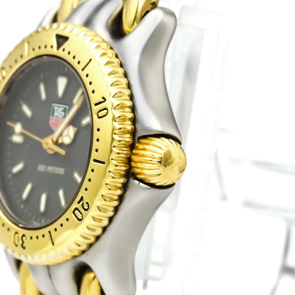 Tag Heuer Grey Gold Plated Stainless Steel S/EL Women's Wristwatch 24MM For Women 6 Tag Heuer Grey Gold Plated Stainless Steel S/EL Women's Wristwatch 24MM For Women - Image 6