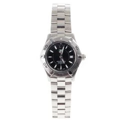 Tag Heuer Black Stainless Steel Aquaracer Women's Wristwatch 28MM For Women 7 Tag Heuer Black Stainless Steel Aquaracer Women's Wristwatch 28MM For Women -Tag Heuer Sales Shop luxury women tag heuer used watches p16650 003