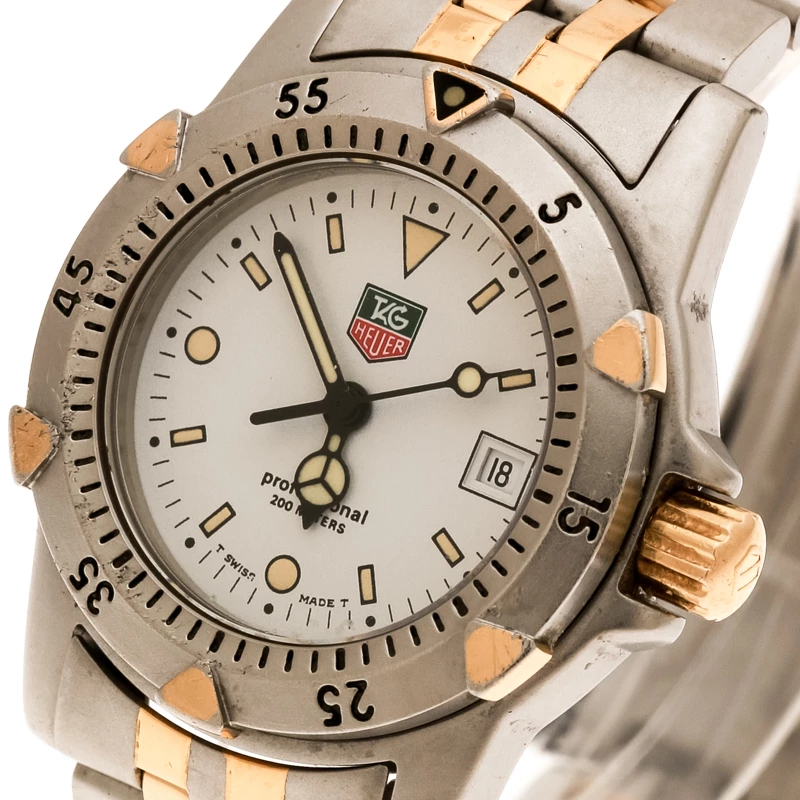 Tag Heuer Silver Grey Stainless Steel 1500 Series Professional 200 WD1421-PO Women's Wristwatch 27 Mm For Women 2 Tag Heuer Silver Grey Stainless Steel 1500 Series Professional 200 WD1421-PO Women's Wristwatch 27 Mm For Women - Image 2