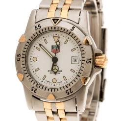 Tag Heuer Silver Grey Stainless Steel 1500 Series Professional 200 WD1421-PO Women's Wristwatch 27 Mm For Women 10 Tag Heuer Silver Grey Stainless Steel 1500 Series Professional 200 WD1421-PO Women's Wristwatch 27 Mm For Women -Tag Heuer Sales Shop luxury women tag heuer used watches p182935 002