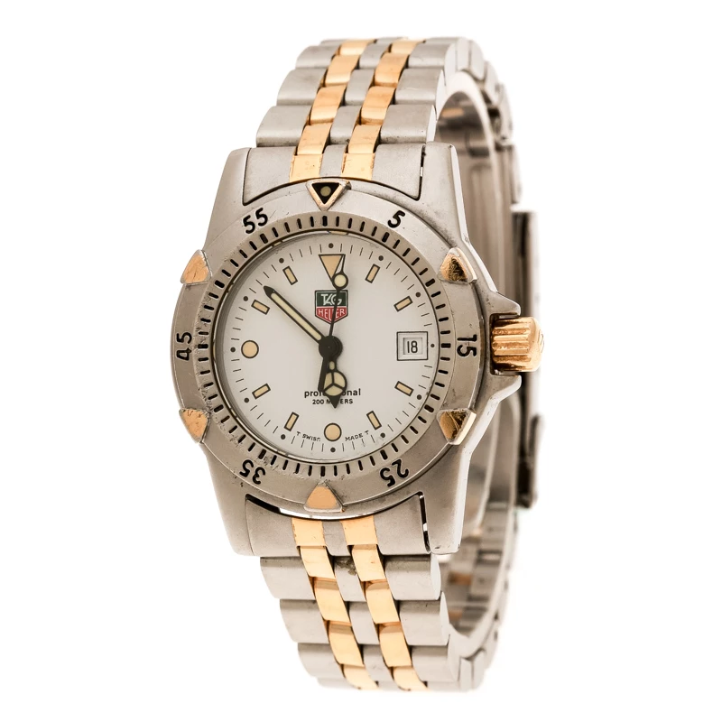 Tag Heuer Silver Grey Stainless Steel 1500 Series Professional 200 WD1421-PO Women's Wristwatch 27 Mm For Women 1 Tag Heuer Silver Grey Stainless Steel 1500 Series Professional 200 WD1421-PO Women's Wristwatch 27 Mm For Women