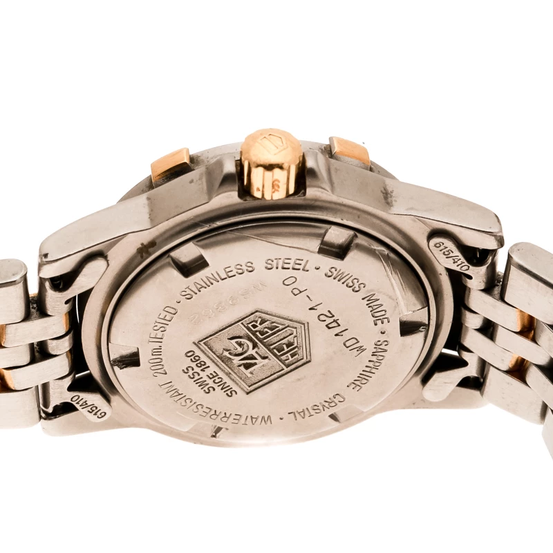 Tag Heuer Silver Grey Stainless Steel 1500 Series Professional 200 WD1421-PO Women's Wristwatch 27 Mm For Women 4 Tag Heuer Silver Grey Stainless Steel 1500 Series Professional 200 WD1421-PO Women's Wristwatch 27 Mm For Women - Image 4