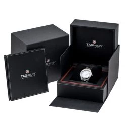 Tag Heuer Mother Of Pearl Stainless Steel Diamond Aquaracer WAF1312.BA0817 Women's Wristwatch 33 Mm For Women -Tag Heuer Sales Shop luxury women tag heuer used watches p197699 008