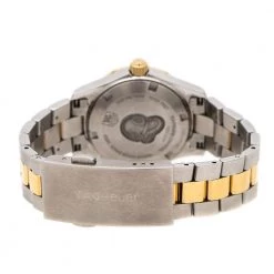 Tag Heuer Mother Of Pearl Two-Tone Stainless Aquaracer WAF1424 Women's Wristwatch 27 Mm For Women -Tag Heuer Sales Shop luxury women tag heuer used watches p224675 007