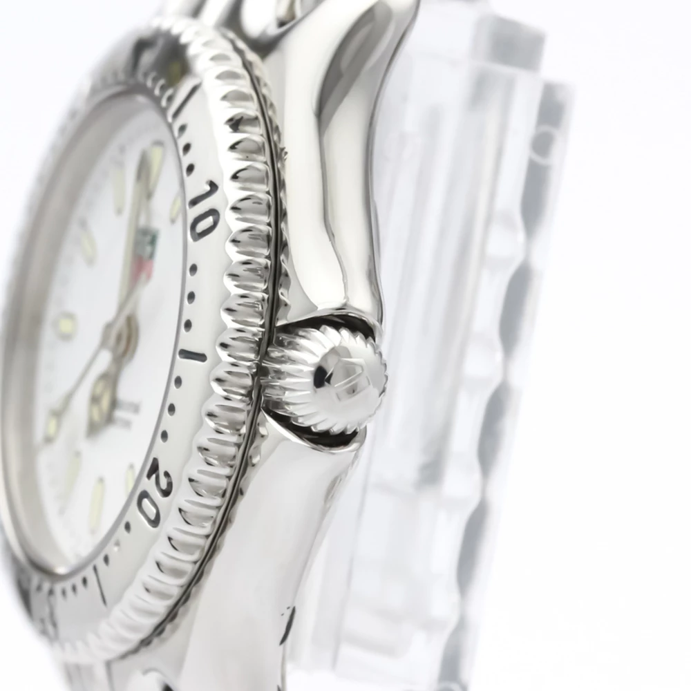 Tag Heuer White Stainless Steel Sel Professional 200M WG1310 Women's Wristwatch 28 MM For Women 5 Tag Heuer White Stainless Steel Sel Professional 200M WG1310 Women's Wristwatch 28 MM For Women - Image 5