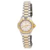 Tag Heuer Silver Gold-Plated Stainless Steel Professional WF1420-O Women's Wristwatch 26 MM For Women