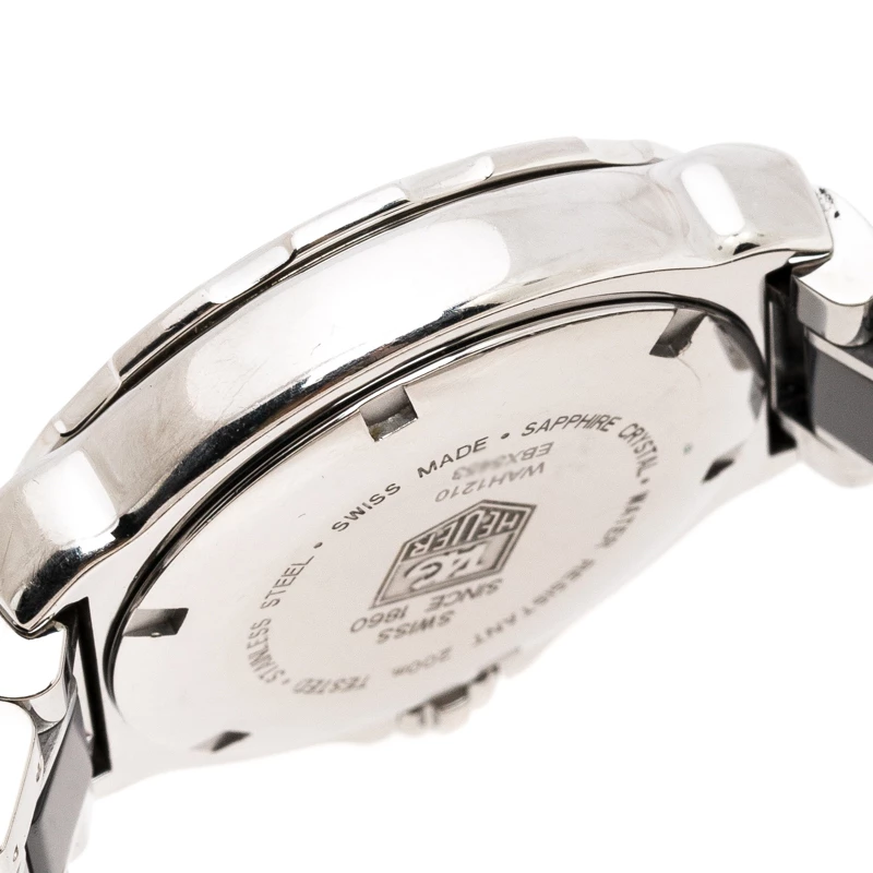 Tag Heuer Black Ceramic Stainless Steel Formula 1 WAH1210.BA0859 Women's Wristwatch 37 Mm For Women 7 Tag Heuer Black Ceramic Stainless Steel Formula 1 WAH1210.BA0859 Women's Wristwatch 37 Mm For Women - Image 7