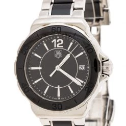 Tag Heuer Black Ceramic Stainless Steel Formula 1 WAH1210.BA0859 Women's Wristwatch 37 Mm For Women 10 Tag Heuer Black Ceramic Stainless Steel Formula 1 WAH1210.BA0859 Women's Wristwatch 37 Mm For Women -Tag Heuer Sales Shop luxury women tag heuer used watches p249161 005