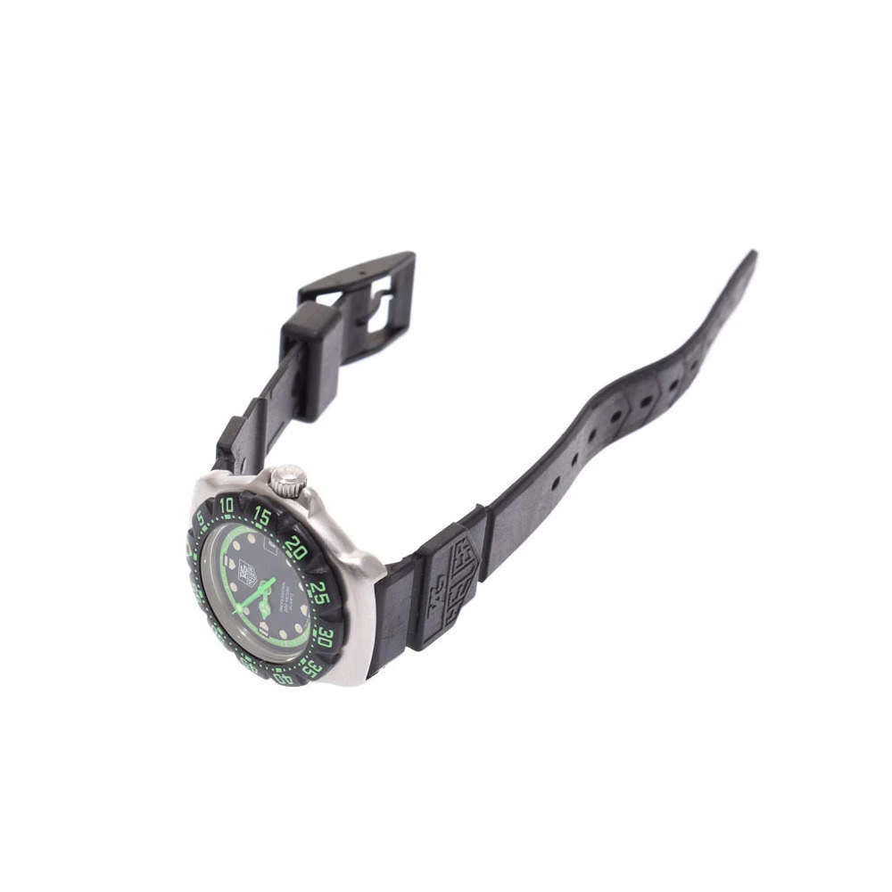 Tag Heuer Black/Green Stainless Steel Professional 200M WA1415 Women's Wristwatch 27 MM For Women 4 Tag Heuer Black/Green Stainless Steel Professional 200M WA1415 Women's Wristwatch 27 MM For Women - Image 4
