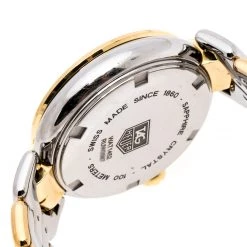 Tag Heuer Silver White Two-Tone Stainless Steel Link WAT1452.BB0955 Women's Wristwatch 29 Mm For Women -Tag Heuer Sales Shop luxury women tag heuer used watches p255980 003