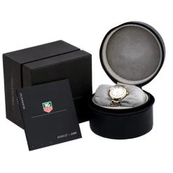 Tag Heuer Silver White Two-Tone Stainless Steel Link WAT1452.BB0955 Women's Wristwatch 29 Mm For Women -Tag Heuer Sales Shop luxury women tag heuer used watches p255980 008