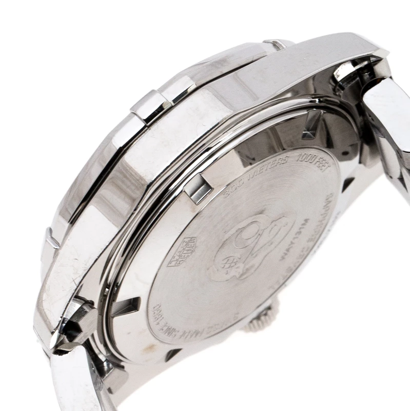 Tag Heuer Black Mother Of Pearl Ceramic Diamonds Aquaracer WAY131M Women's Wristwatch 35 Mm For Women 7 Tag Heuer Black Mother Of Pearl Ceramic Diamonds Aquaracer WAY131M Women's Wristwatch 35 Mm For Women - Image 7