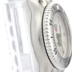 Tag Heuer White Stainless Steel WG1412 Professional Women's Wristwatch 24MM For Women -Tag Heuer Sales Shop luxury women tag heuer used watches p265723 002