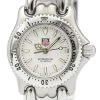 Tag Heuer White Stainless Steel WG1412 Professional Women's Wristwatch 24MM For Women