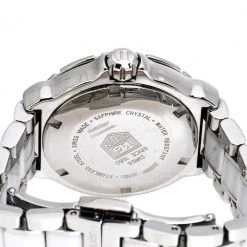 Tag Heuer White Stainless Steel Ceramic Diamond Formula 1 WAH1213 Women's Wristwatch 34 Mm For Women -Tag Heuer Sales Shop luxury women tag heuer used watches p289619 003