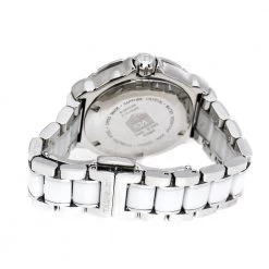 Tag Heuer White Stainless Steel Ceramic Diamond Formula 1 WAH1213 Women's Wristwatch 34 Mm For Women -Tag Heuer Sales Shop luxury women tag heuer used watches p289619 007
