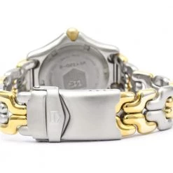 Tag Heuer Grey Gold Plated Stainless Steel Sel 200M WG1320 Women's Wristwatch 27 MM For Women -Tag Heuer Sales Shop luxury women tag heuer used watches p331312 008