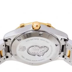 Tag Heuer Mother Of Pearl Two-Tone Stainless Steel Diamond Aquaracer WAF1350.BB0820 Women's Wristwatch 33 Mm For Women -Tag Heuer Sales Shop luxury women tag heuer used watches p364790 004