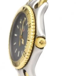 Tag Heuer Gray Gold Plated Stainless Steel Sel Professional 200M S95.213 Women's Wristwatch 34 MM For Women -Tag Heuer Sales Shop luxury women tag heuer used watches p383001 001