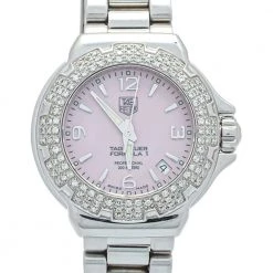 Tag Heuer Pink Mother Of Pearl Stainless Steel Diamonds Formula One WAC1216.BA0852 Women's Wristwatch 37mm For Women 10 Tag Heuer Pink Mother Of Pearl Stainless Steel Diamonds Formula One WAC1216.BA0852 Women's Wristwatch 37mm For Women -Tag Heuer Sales Shop luxury women tag heuer used watches p387932 001