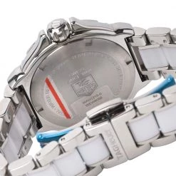 Tag Heuer White Diamonds Stainless Steel And Ceramic Formula 1 Women's Wristwatch 34 MM For Women -Tag Heuer Sales Shop luxury women tag heuer used watches p423991 003