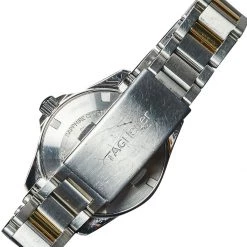 Tag Heuer MOP 18K Yellow Gold & Stainless Steel Diamonds Aquaracer WAY1353.BD0917 Women's Wristwatch 32 Mm For Women 17 Tag Heuer MOP 18K Yellow Gold & Stainless Steel Diamonds Aquaracer WAY1353.BD0917 Women's Wristwatch 32 Mm For Women -Tag Heuer Sales Shop luxury women tag heuer used watches p450095 003