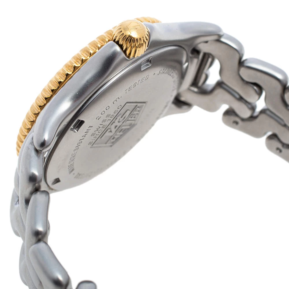 Tag Heuer Silver Two-Tone Stainless Steel Professional S95.813K Women's Wristwatch 34 Mm For Women 6 Tag Heuer Silver Two-Tone Stainless Steel Professional S95.813K Women's Wristwatch 34 Mm For Women - Image 6
