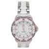 Tag Heuer White Stainless Steel Ceramic Formula 1 WAH1319 Women's Wristwatch 32 Mm For Women