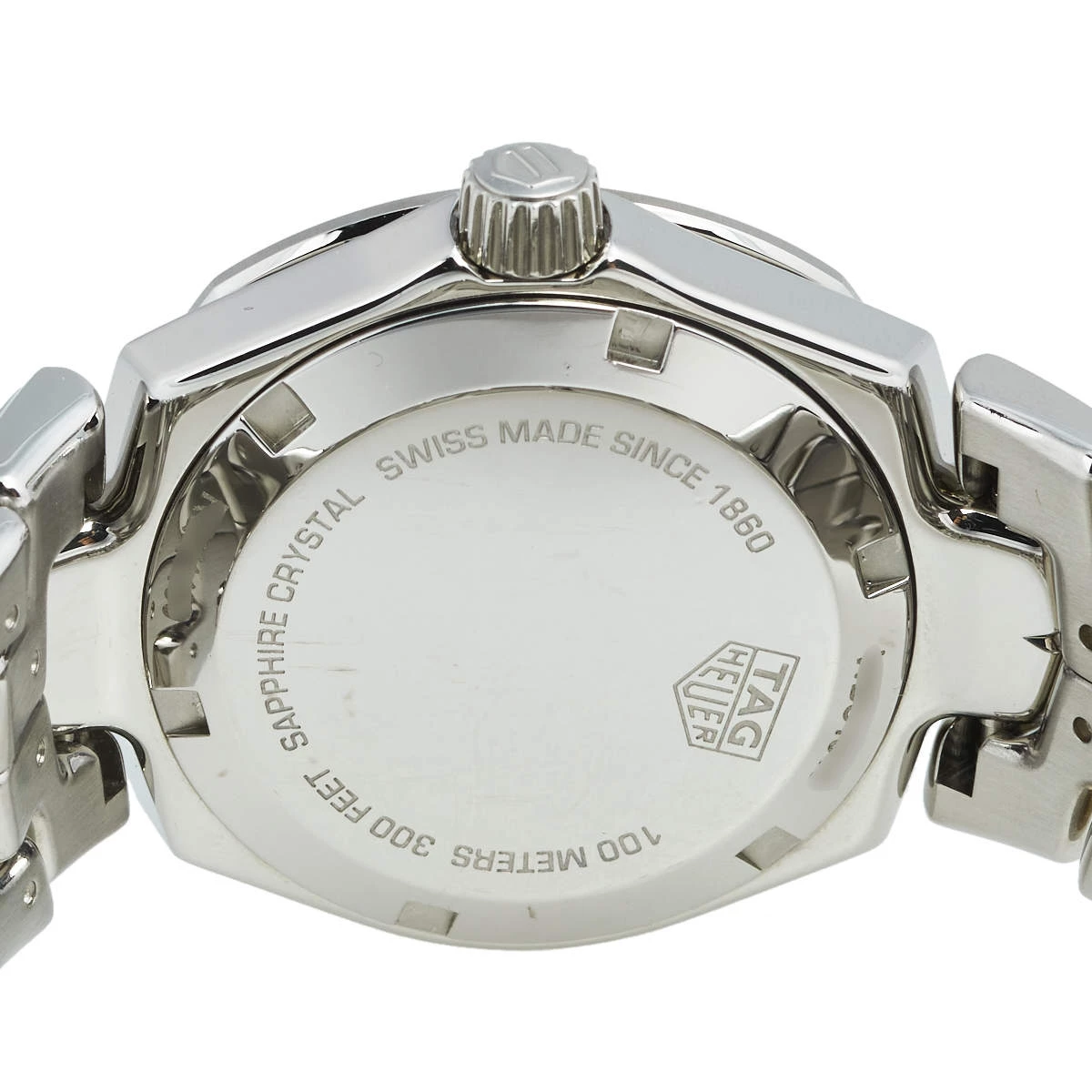 Tag Heuer Mother Of Pearl Stainless Steel Diamond Link WBC1318 Women's Wristwatch 32 Mm For Women 4 Tag Heuer Mother Of Pearl Stainless Steel Diamond Link WBC1318 Women's Wristwatch 32 Mm For Women - Image 4
