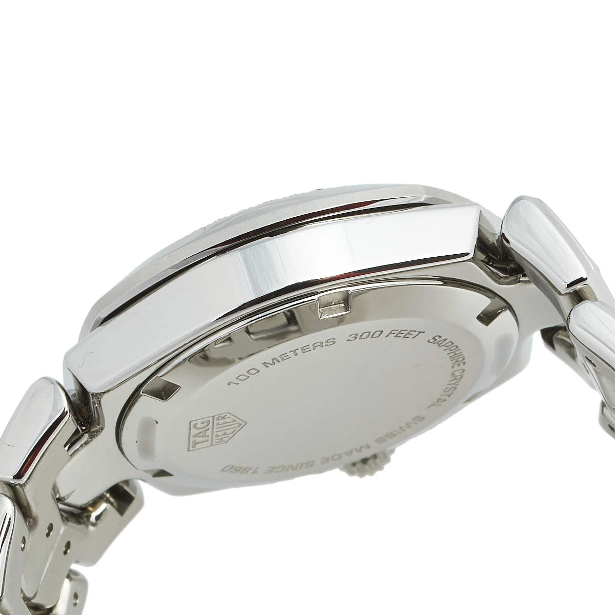 Tag Heuer Mother Of Pearl Stainless Steel Diamond Link WBC1318 Women's Wristwatch 32 Mm For Women 7 Tag Heuer Mother Of Pearl Stainless Steel Diamond Link WBC1318 Women's Wristwatch 32 Mm For Women - Image 7