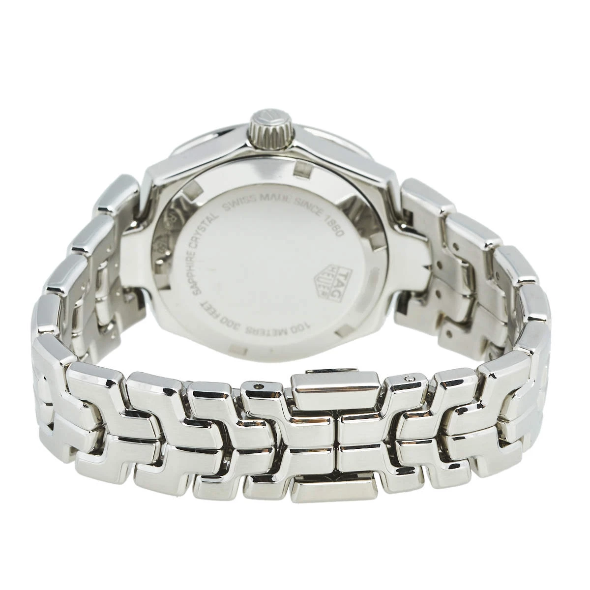 Tag Heuer Mother Of Pearl Stainless Steel Diamond Link WBC1318 Women's Wristwatch 32 Mm For Women 5 Tag Heuer Mother Of Pearl Stainless Steel Diamond Link WBC1318 Women's Wristwatch 32 Mm For Women - Image 5